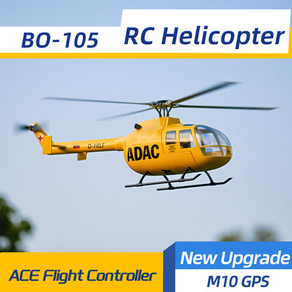 Flywing RTF BO105 470 V3 ADAC 10CH RC Helicopter With ACE Flight Control