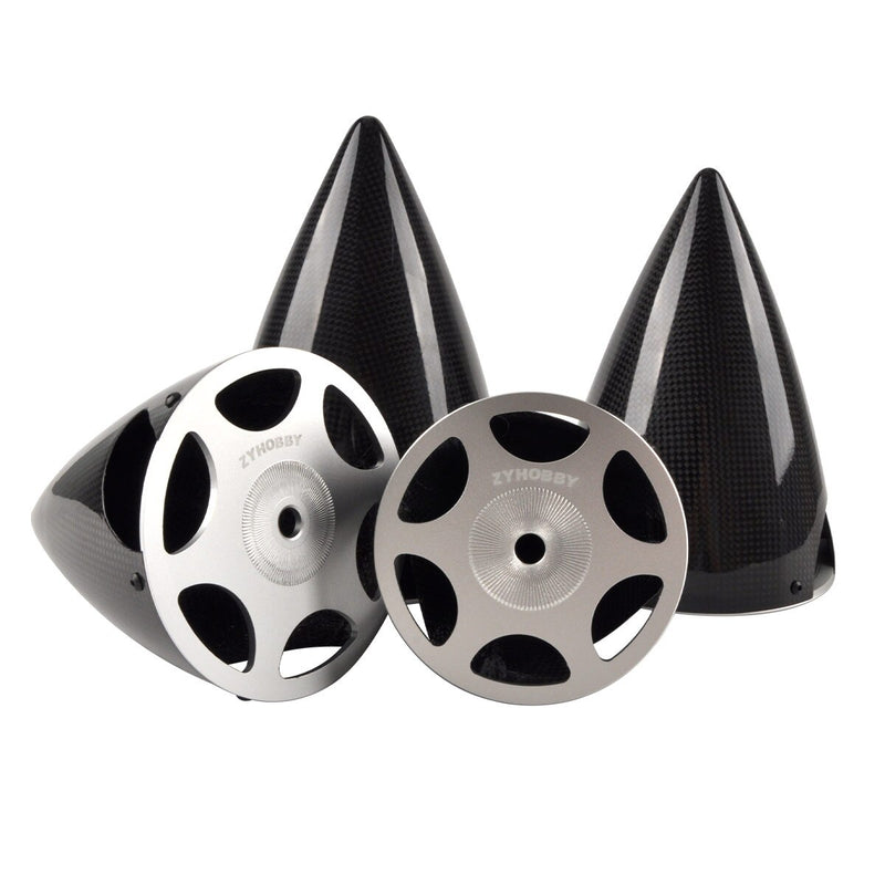 1Pcs 3K RC 3 blade Carbon Fiber Spinner Cone Propeller Cover for RC Airplane Model ''4'' 4.5''5''5.5'' inch
