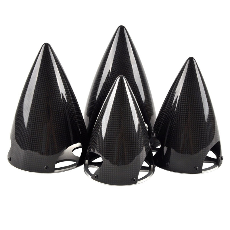 1Pcs 3K RC 3 blade Carbon Fiber Spinner Cone Propeller Cover for RC Airplane Model ''4'' 4.5''5''5.5'' inch