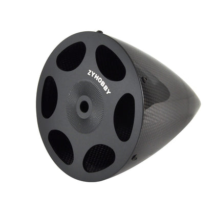1Pcs 5 Inch 3K RC No Mouth Carbon Fiber Spinner Cone Propeller Cover for RC Airplane Model