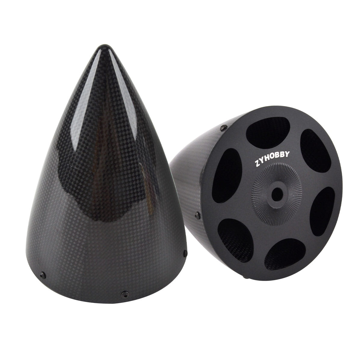1Pcs 5 Inch 3K RC No Mouth Carbon Fiber Spinner Cone Propeller Cover for RC Airplane Model