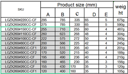 Carbon fiber landing gear for gasoline engine 26cc to 150cc multi-size for choose