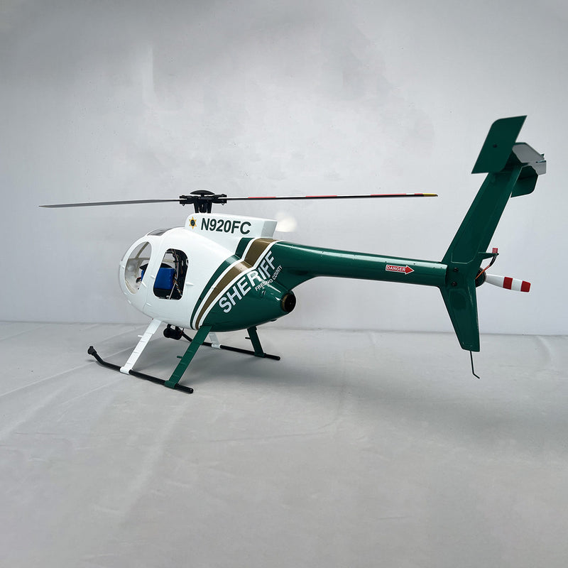 Roban 470size MD-500E Bird Helicopter RC Helicopter GPS Mode X2 Flight Control System LED Lighting System RTF Version