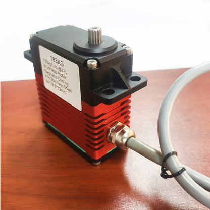 183KG High Torque Alu CNC alu alloy case 0~180° waterproof DIGITAL Servo
