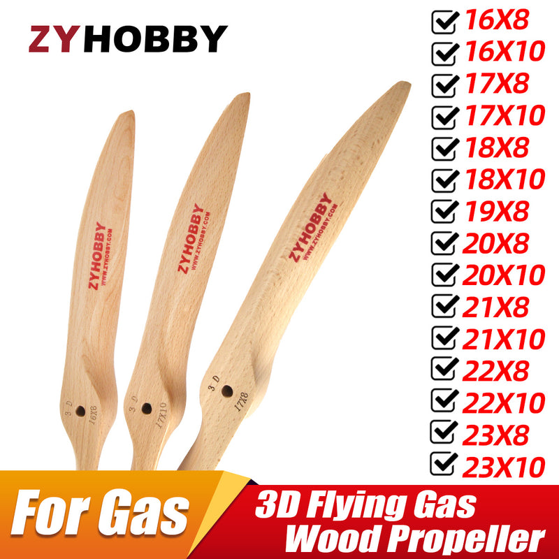 23/24/26/27/28/32inch 3D Aerobatic Beech wood Wooden Propeller | Flight Model ZYHOBBY