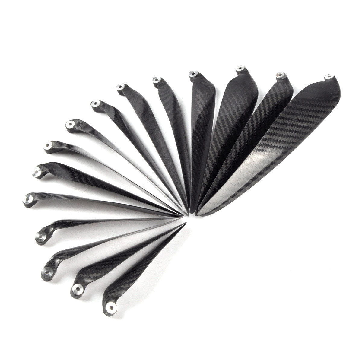 ZYHOBBY 9.5~18inch Twill Carbon Fiber Propeller Foldable Propeller for RC Airplane Multiple propeller sizes available