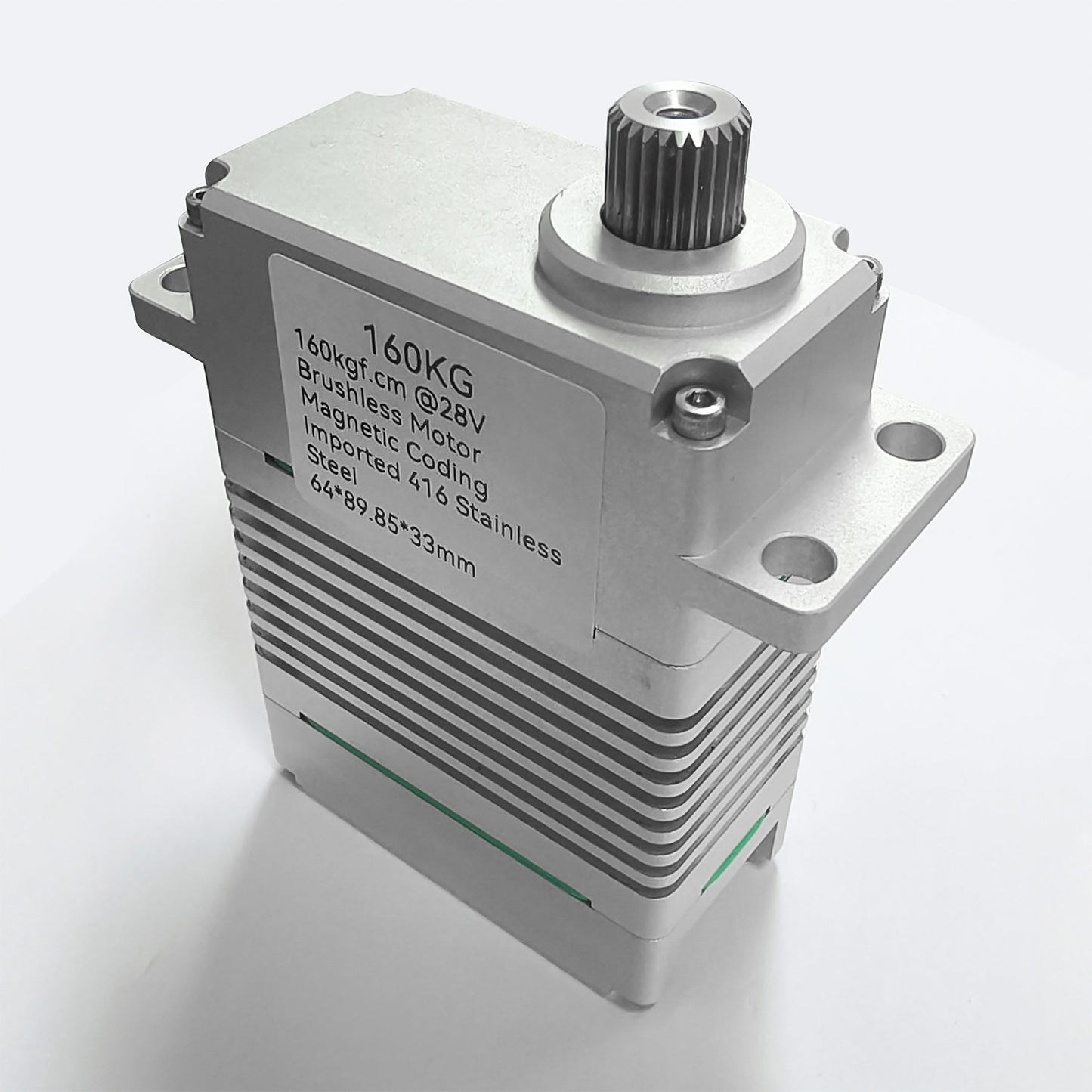 160KG High Torque Brushless Motor waterproof Alu alloy case 220° DIGITAL Servo