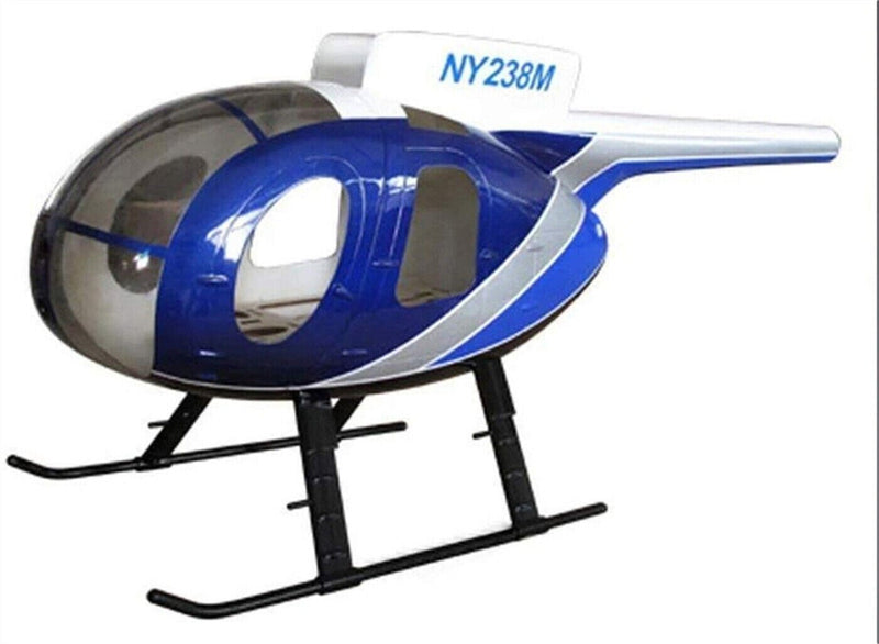 250 Size Police RC Helicopter MD500D Pre-Painted Fuselage for Align T-REX250 Roban RC Model