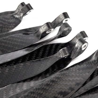 ZYHOBBY 9.5~18inch Twill Carbon Fiber Propeller Foldable Propeller for RC Airplane Multiple propeller sizes available