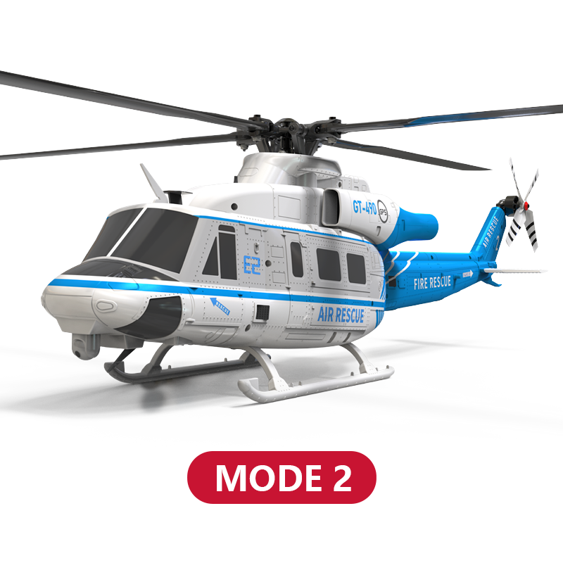 RC Helicopter GOOSKY E2 UH-1Y Air Rescue 1/35 Scale 2.4G 6CH Dual Brushless Direct Drive with GPS RTF Version
