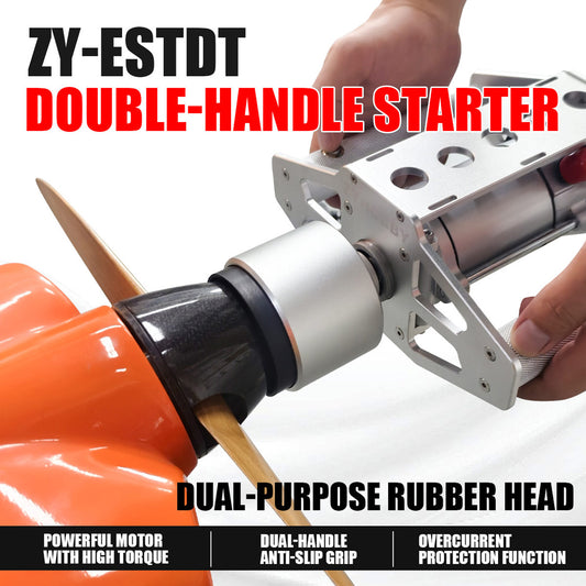 ZYHOBBY Aluminum frame Double-Handle-starter for RC Gas Airplane Upgraded Version