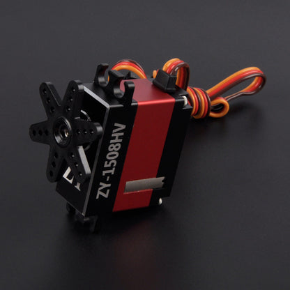 ZYHOBBY Digital Servo ZY-1508HV 12KG High Pressure Digital Servo Dual Ball Bearing Medium Servo for RC Model