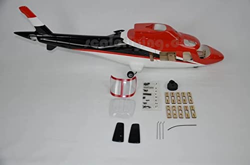 RC Helicopter A109 450 Pre-Painted fuselage for 450 Size Helicopters.Suitable for Almost All 450 Size(325mm Rotor Blade) Helicopters, Such as:Align T-REX450X/XL/SE/SE V2