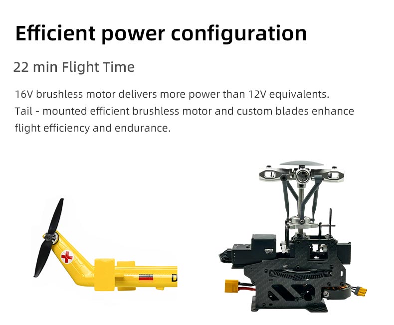 Flywing RTF BO105 470 V3 ADAC 10CH RC Helicopter With ACE Flight Control