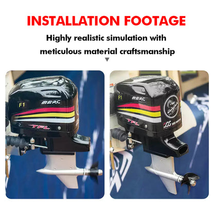 TFL Outboard Drive System with Prop motor shaft hatch for RC Model F1 Boat