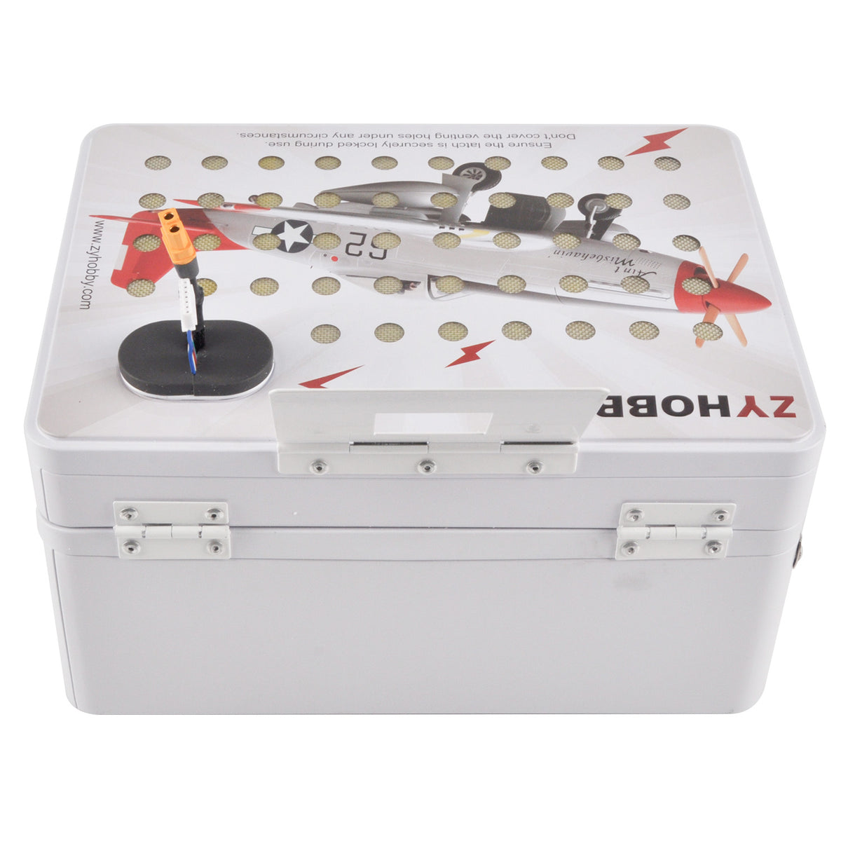 Fireproof Aluminum Box Explosion-Proof Lithium Battery Safety Suitcase for RC Aircraft Car