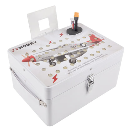 Fireproof Aluminum Box Explosion-Proof Lithium Battery Safety Suitcase for RC Aircraft Car