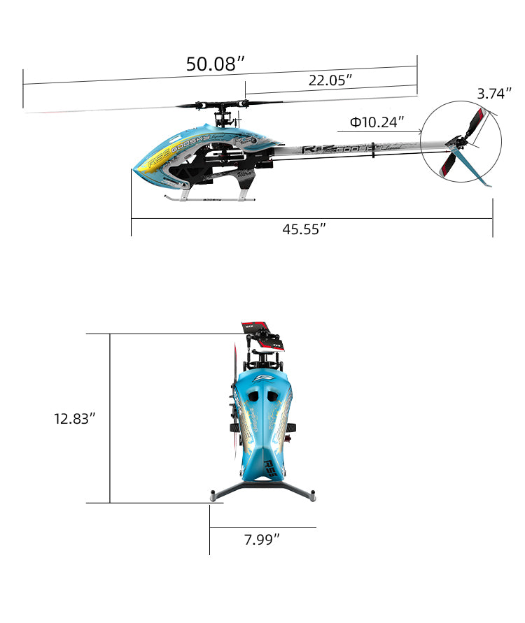 Goosky RS5-Ultra RC Helicopter Model Kit Version