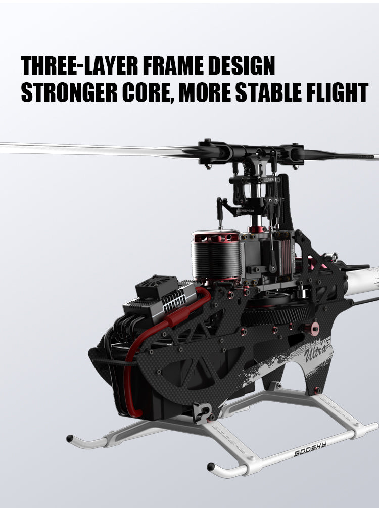 Goosky RS5-Ultra RC Helicopter Model Kit Version with Paddle blade