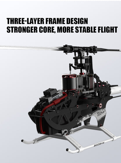 Goosky RS5-Ultra RC Helicopter Model Kit Version with Paddle blade