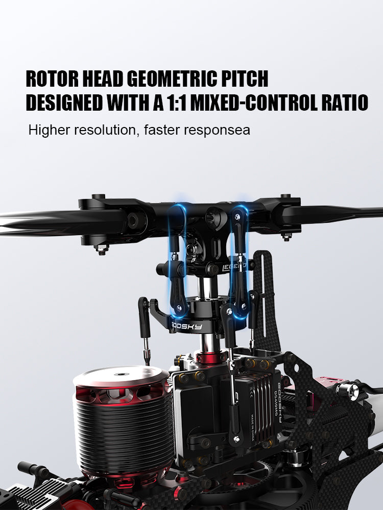 Goosky RS5-Ultra RC Helicopter Model Kit Version with Paddle blade
