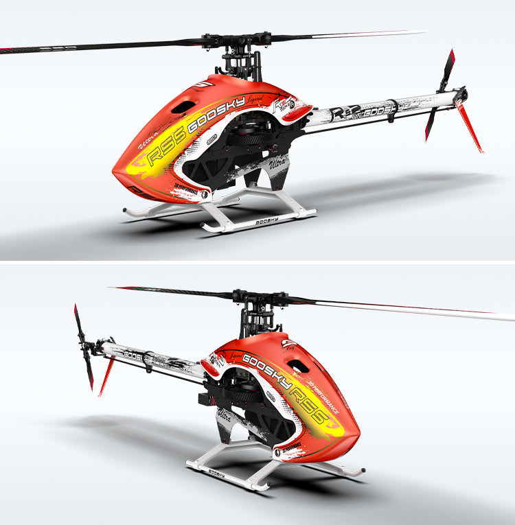 Goosky RS5-Ultra RC Helicopter Model Kit Version Orange