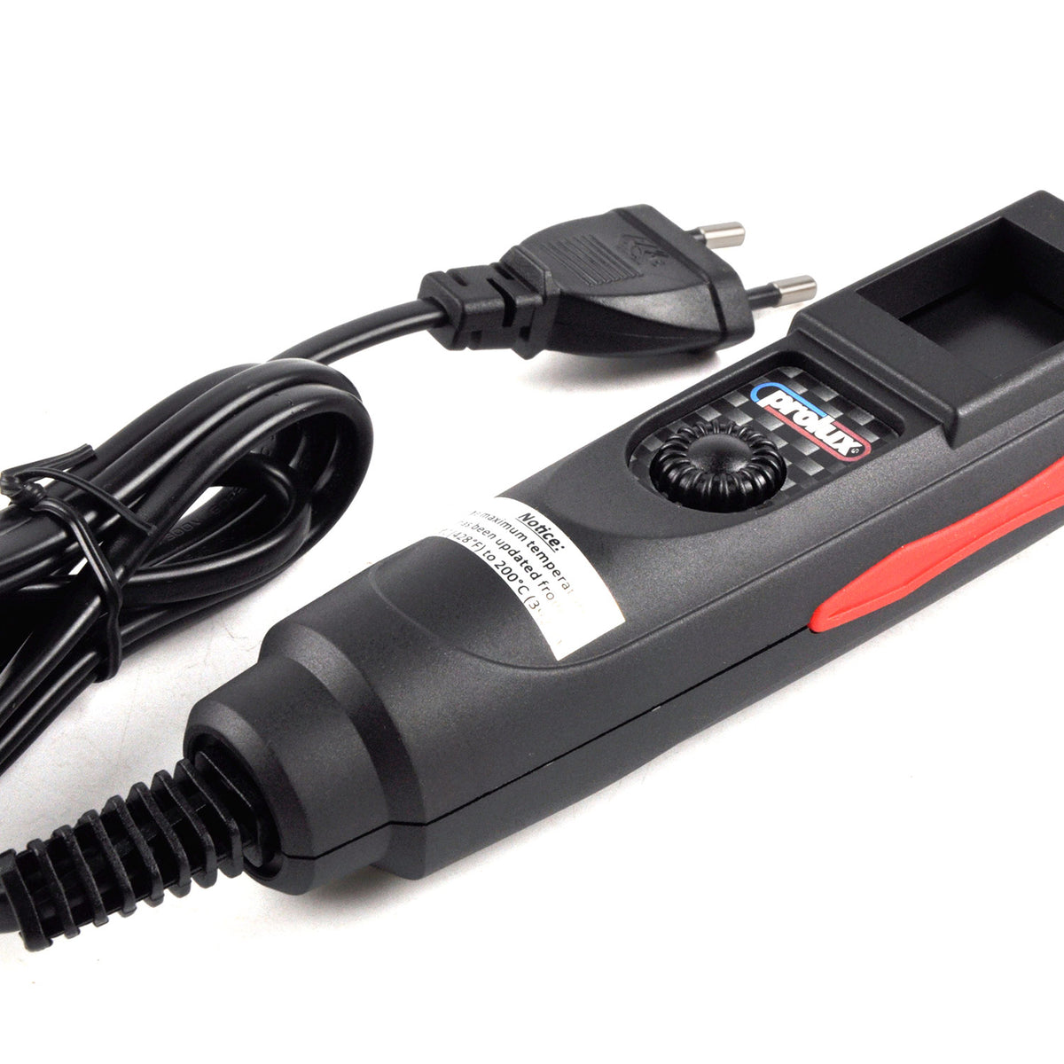 RJ1367 EU Plug Mini Sealing Iron 220V Portable RC Film Covering Heat Tool with Adjustable Temperature and Stand