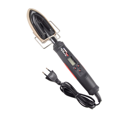 RJ1369 EU Plug Digital Mini Sealing Iron RC Film Covering Heat Tool with LCD Temperature Control and Stand