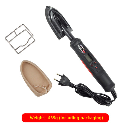RJ1369 EU Plug Digital Mini Sealing Iron RC Film Covering Heat Tool with LCD Temperature Control and Stand