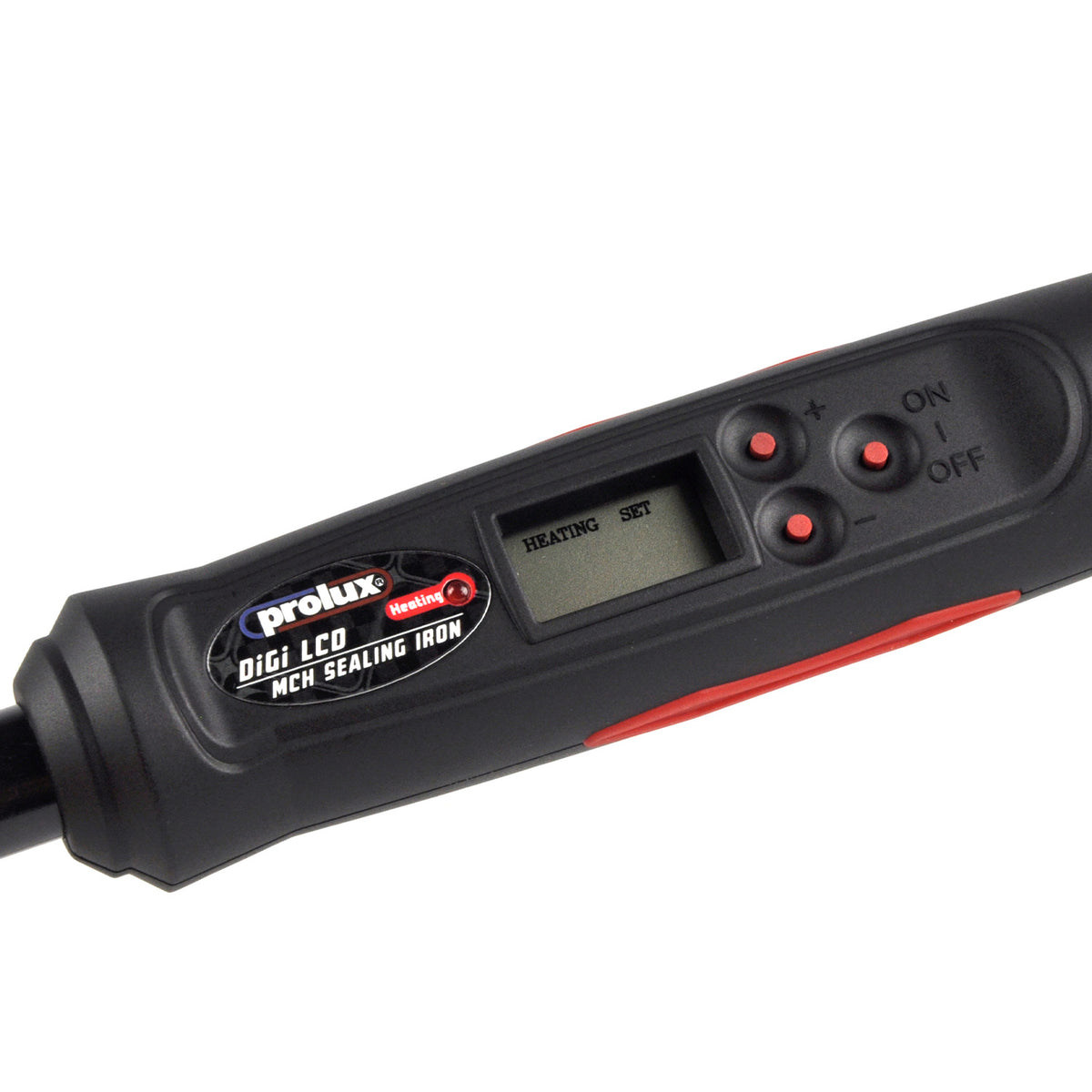 RJ1369 EU Plug Digital Mini Sealing Iron RC Film Covering Heat Tool with LCD Temperature Control and Stand