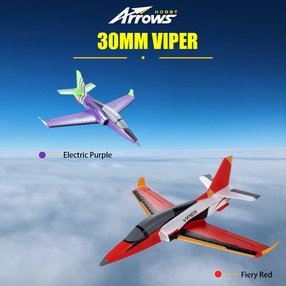 FMS Viper RC Model Airplane Red/Purple RTF/PNT Version for Adults