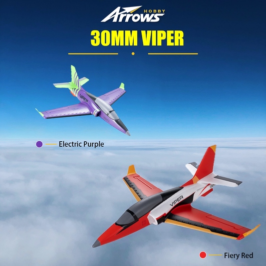 FMS Viper RC Model Airplane Red/Purple RTF/PNT Version for Adults