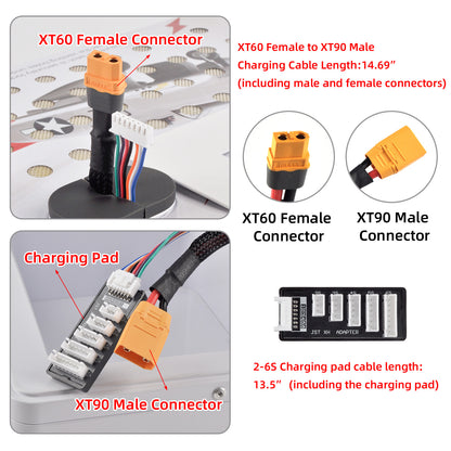 Lipo-Lithium Battery Charging Safe Box  Fireproof with Dual Ports