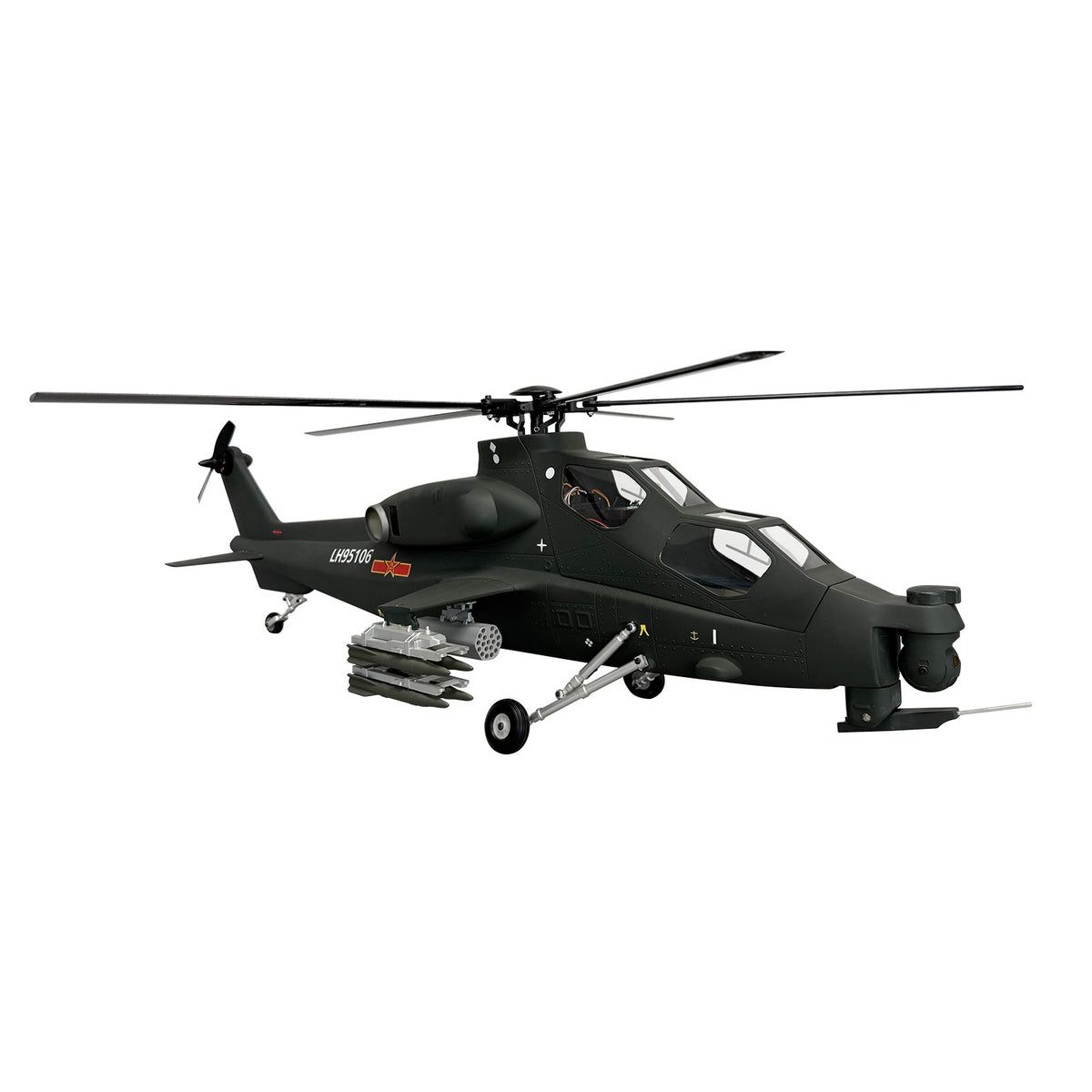 Roban 470 Size CAIC Z-10 Fiery Thunderbol 5 Blades RTF RC Helicopter Scale Model X2 Flight Control