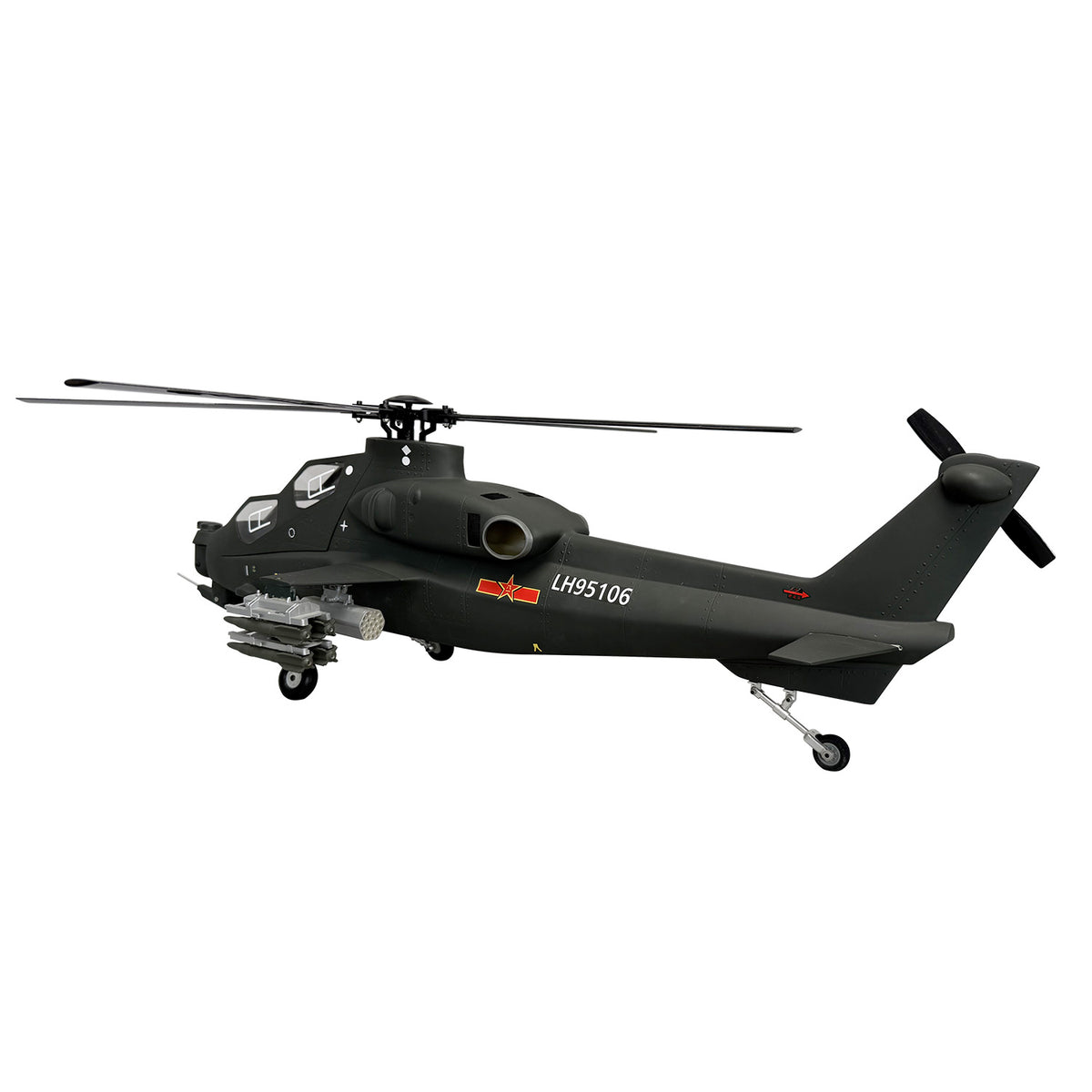 Roban 470 Size CAIC Z-10 Fiery Thunderbol 5 Blades RTF RC Helicopter Scale Model X2 Flight Control