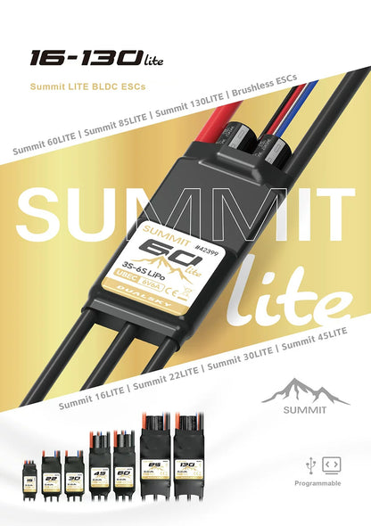 Summit Brushless ESC LITE Fixed-Wing and Multirotor Electronic Speed Controller 3S-6S