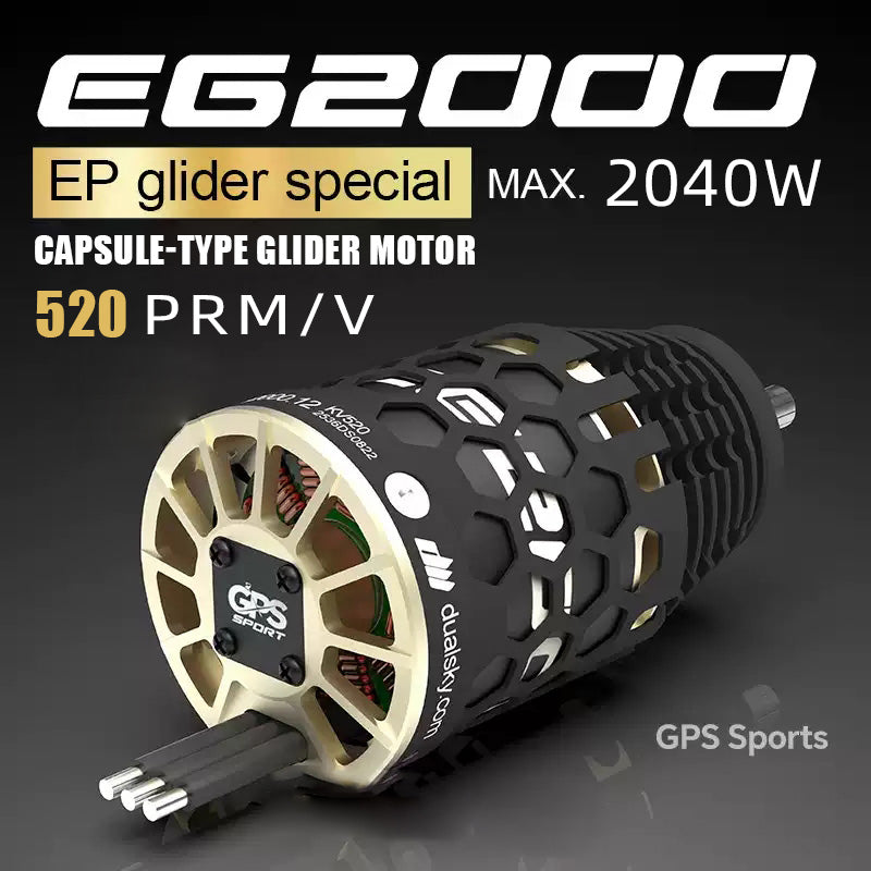 DUALSKY EG2000 Capsule-Type Glider Brushless Motor with GPS Sports