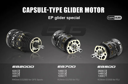 DUALSKY EG2000 Capsule-Type Glider Brushless Motor with GPS Sports