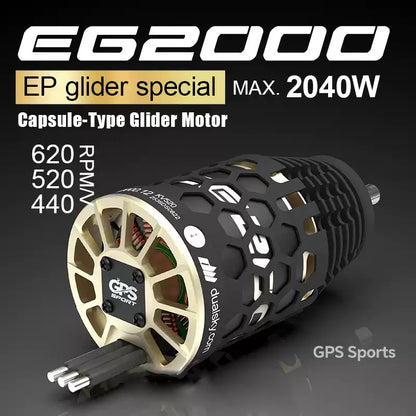 DUALSKY EG2000 Capsule-Type Glider Brushless Motor with GPS Sports