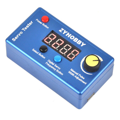 Portable Servo Tester 5-Channel Output Built-in Battery 800–2200 μs RC Model Servo/Landing Gear Tester