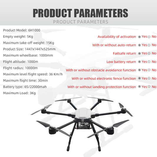 Training Machine 6H1000 Small Multi-rotor Trainer Automatic Return Obstacle Avoidance Function