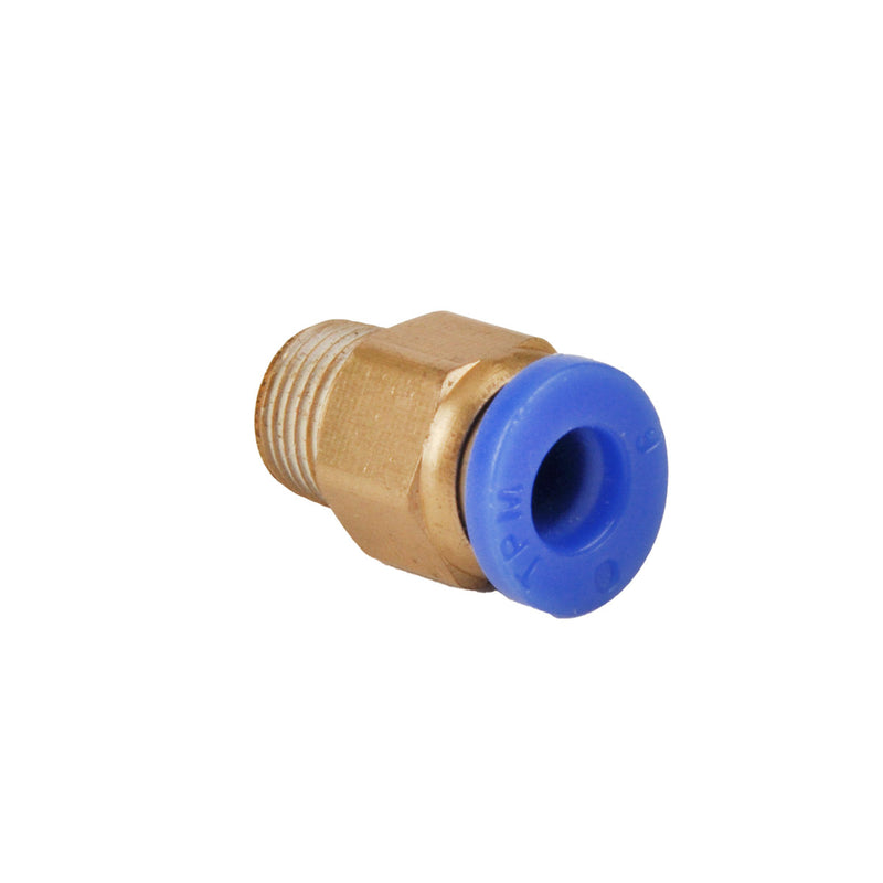 Quick Connectors 6-01BU Pneumatic quick release fittings threaded straight through plastic fittings 6-01BU