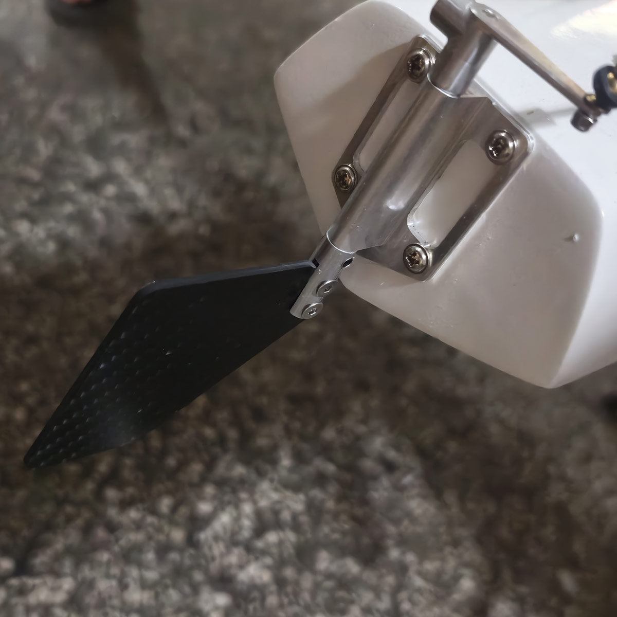 Steering Rudder 6061 Aluminum Alloy + Carbon Fiber Plate Rudder Suitable for Water Rafting Aircraft