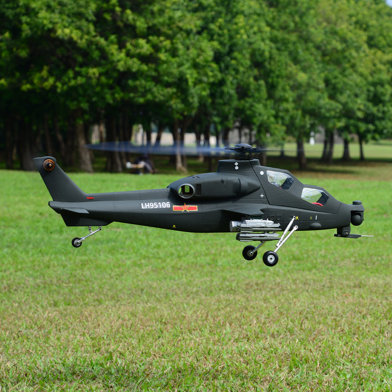 RC Helicopter 470 Size 2-Blade CAIC Z-10 Attack Helicopter Fiery Thunderbol Remote Control Helicopter Scale Aircraft Model