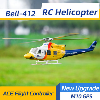 Flywing RTF Bell-412 470 Size V3 4 Blades 10CH RC Helicopter With ACE Flight Control