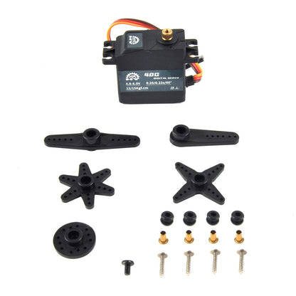 40G Digital Standard Waterproof Metal Gear Servo 4.8-6.0V  55*20.3*46mm for RC Airplane Car Model Robot Smart Device