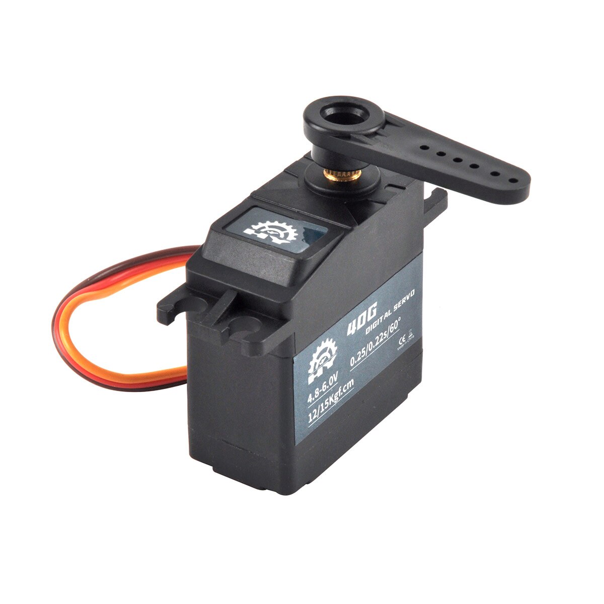 40G Digital Standard Waterproof Metal Gear Servo 4.8-6.0V  55*20.3*46mm for RC Airplane Car Model Robot Smart Device