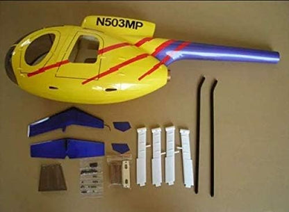 RC Helicopter MD500E 450 Pre-Painted fuselage for 450 Size Helicopters.Suitable for Almost All 450 Size(325mm Rotor Blade) Helicopters, Such as: Align T-REX450X/XL/SE/SE V2