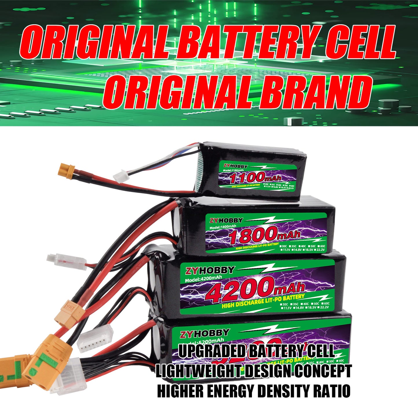 RC Model Battery 3S/6S Li-ion Batteries for Model Aircraft Helicopters