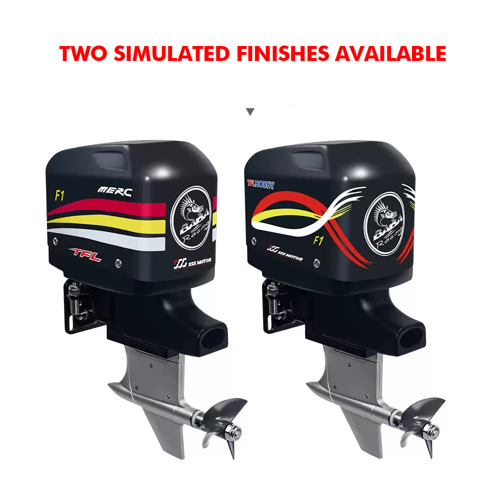 TFL Outboard Drive System with Prop motor shaft hatch for RC Model F1 Boat